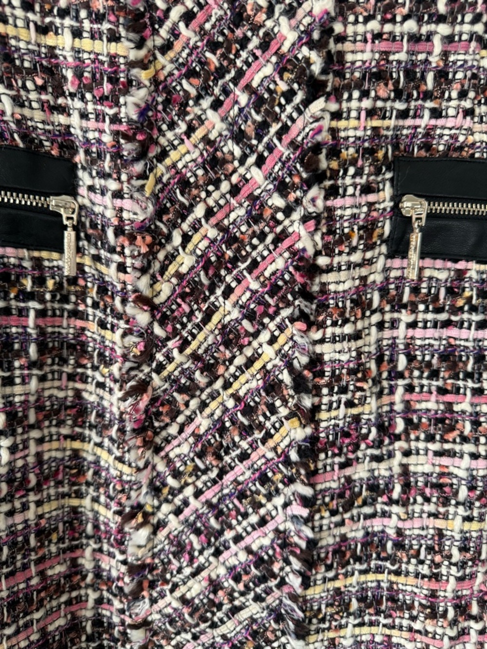 Karl Lagerfeld Paris boucle tweed sheath dress Size 10 Multi Color EUC - Picture 9 of 16